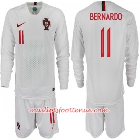 Maillot/Tenue Portugal BERNARDO 11 Enfant Extérieur Coupe du monde 2018 Manche Longue